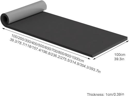 Heavy-Duty Self-Adhesive Garage Wall Protectors - Rubber Foam Stud Guards for Gym & Studio Walls (Grey, 39.3x39.3in/100x100cm) - Ultimate Wall Protection Solutions