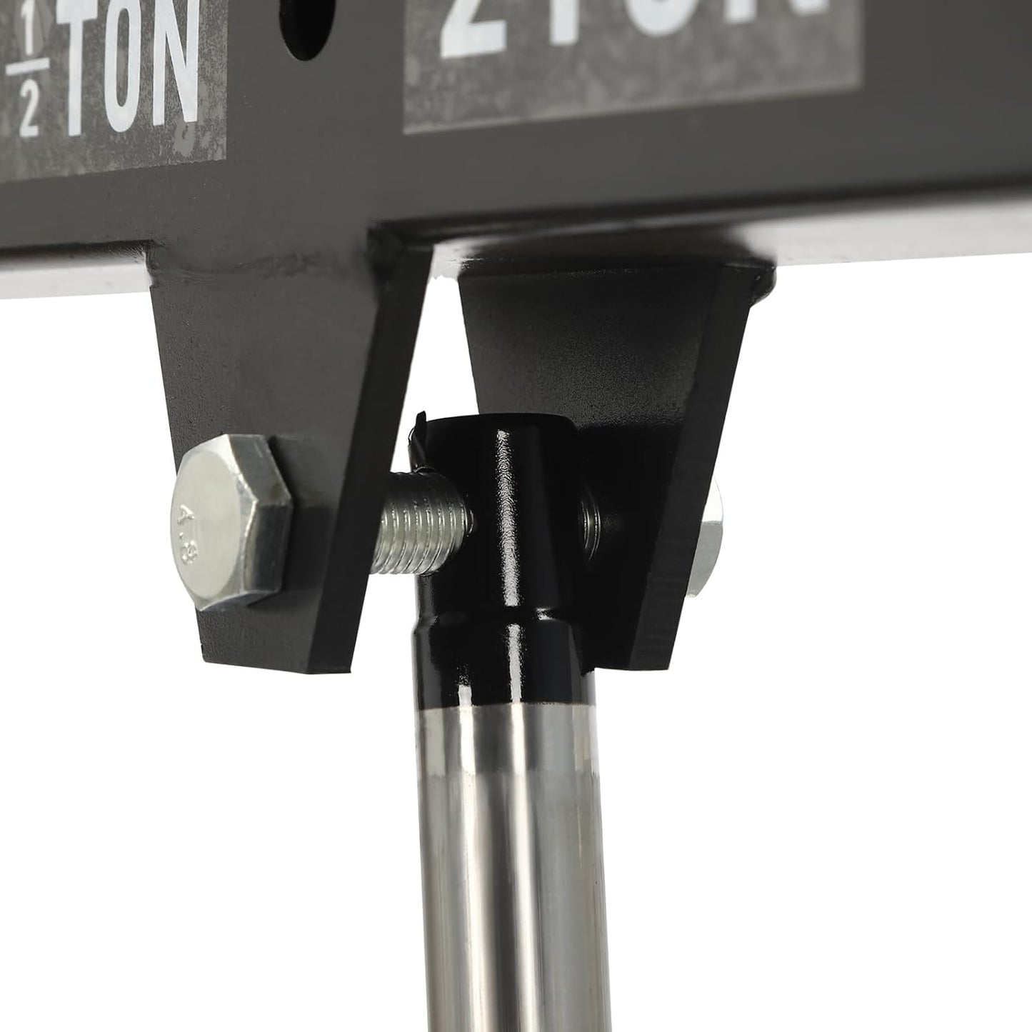 2 Ton(4409lbs) Folding Engine Hoist Heavy Duty Carbon Steel Hydraulic Shop Engine Crane Cherry Picker Shop Crane Hoist Lift with 6 Iron Caster Wheels for Car Fixing Workshop Garage (Black)