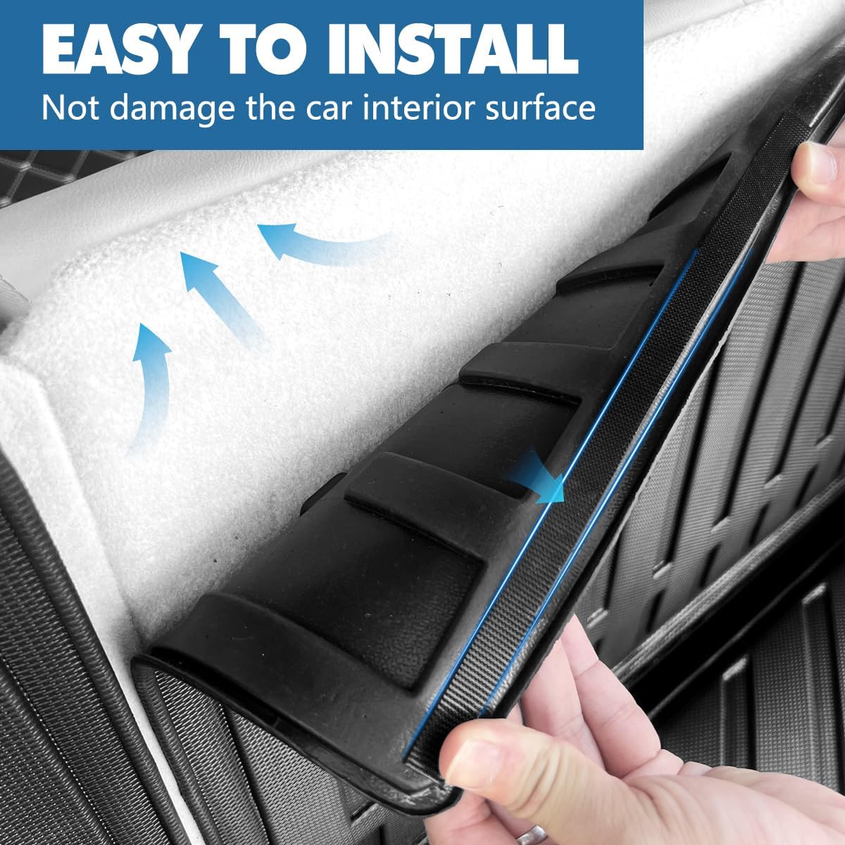 Fit for Nissan Rogue 2021-2024 2025 Floor Mats Backrest Mats Cargo Liners, All-Weather Rear Trunk Mat Rear Seat Back Cargo Cover Protector Fit for 2021-2025 Rogue Accessories (Not Fit Rogue Sport)