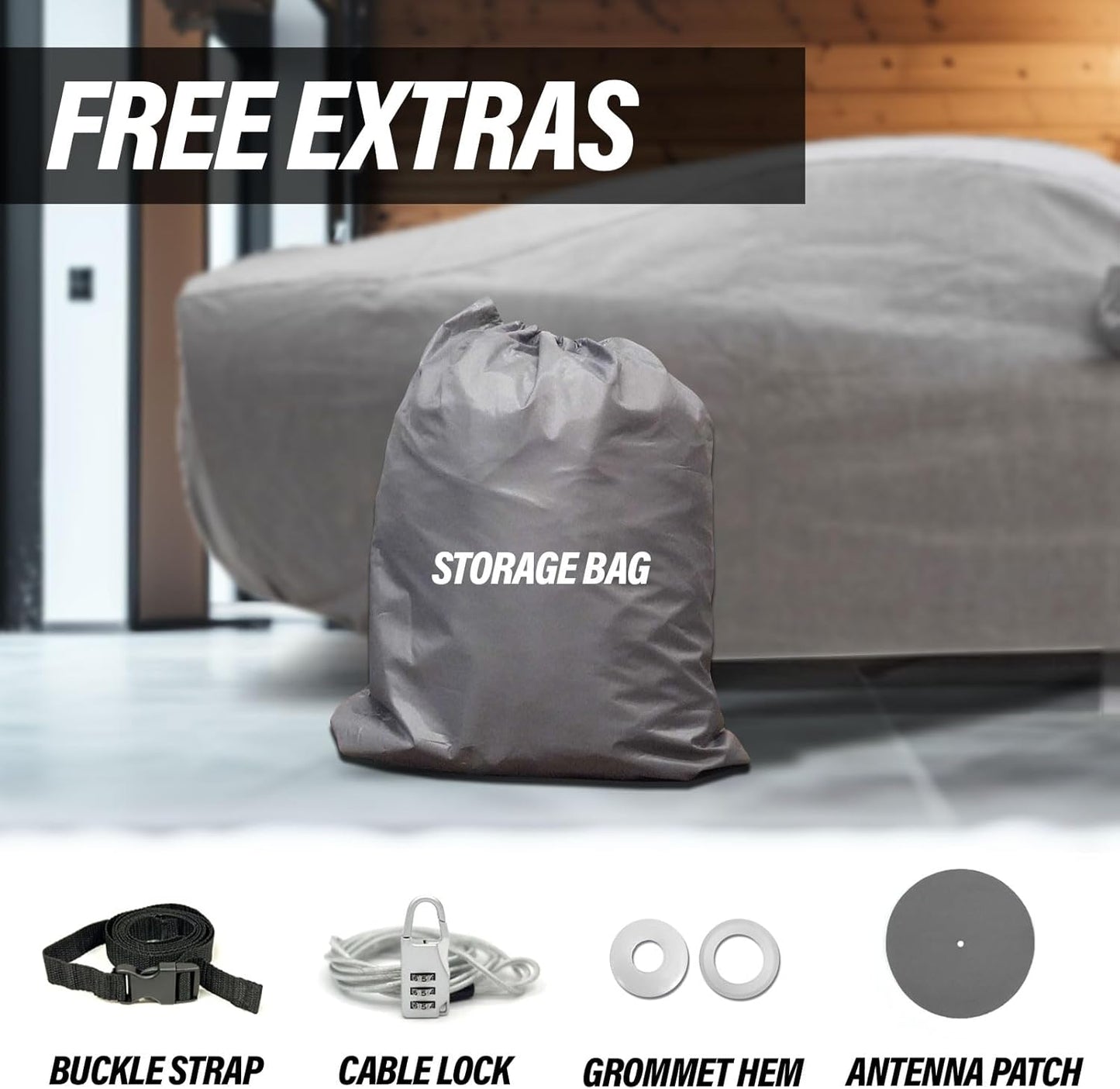 Supreme Full Car Cover – Semi Custom Fit for Full-Size Cars | Dustproof, Windproof, UV Protection, Breathable & Durable All-Weather Protection | Fits Volkswagen 411 1969 1970 1971 Sedan 2-Door