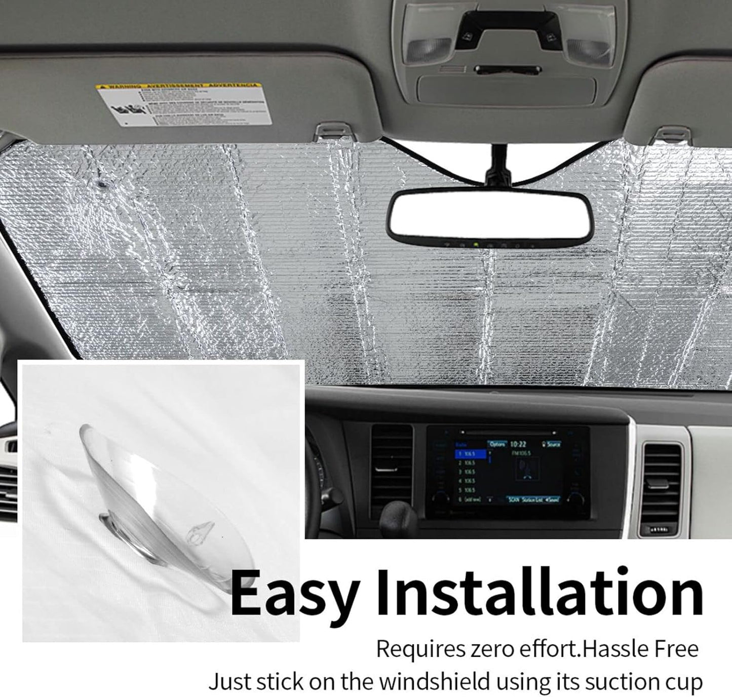 Duck Car Windshield Sunshade Front Window Sun Visor Protector Foldable Shield Cover for Truck SUV