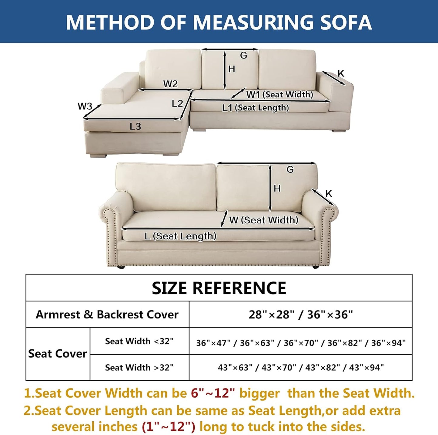 Eismodra Couch Cover,Sectional Couch Covers,Sofa Covers for 3 Cushion Couch,Anti-Slip Sofa Slipcovers for Dogs Cats Kids Loveseat Recliner L Shaped Armrest Backrest,Coffee 43''x63''(Only 1 Piece)