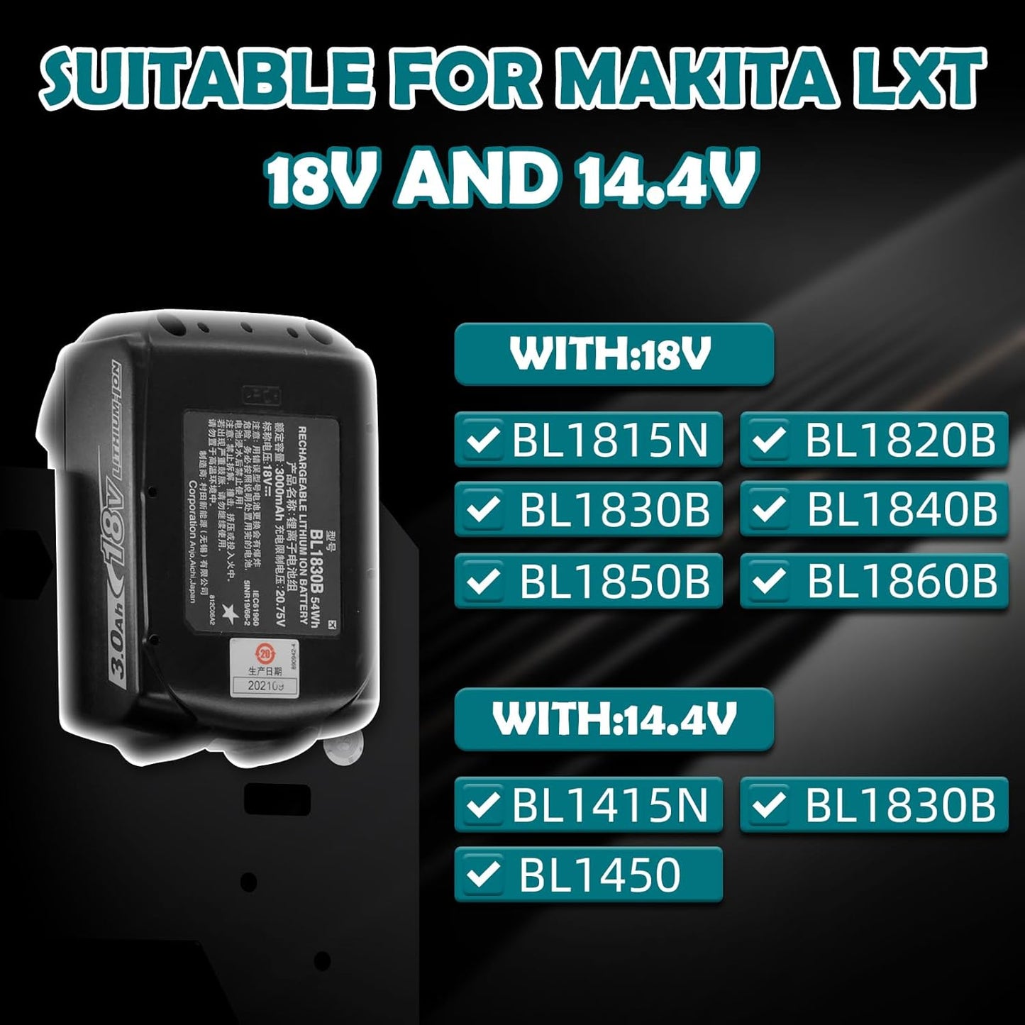 Charger Mount for Makita DC18RC, DC18RD Charger, Wall Mount for Makita 4X 14.4V/18V Batteries and 2 Drilling Screwdrivers, Heavy-Duty Garage Workshop Organization