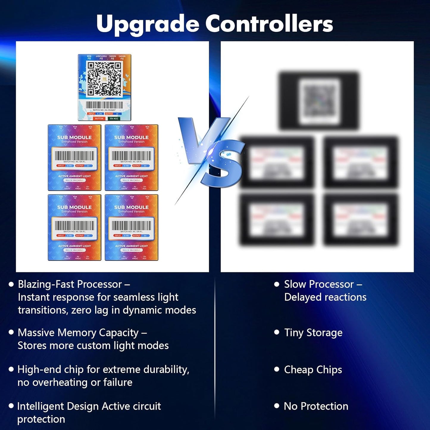 2025 Upgraded Dreamcolor Acrylic Interior Car LED Strip Light with Self-Developed App Dreamcolor RGB 14 in 1 | Dual Zone Control | Super Brighter Strips | Music Sync Ambient Lighting Car Interior