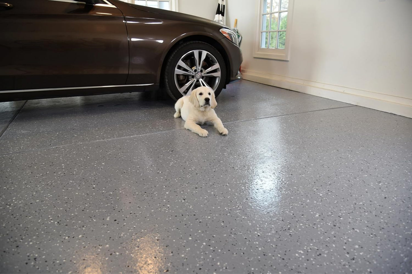 Epoxy Resin Coating 3 Gallon Kit - Sandstone - Standard Cure Speed - for Floors, Counter Tops, Garages & More -100% Solids -2 Components - Self Leveling, Chemical Resistant, Solvent-Free