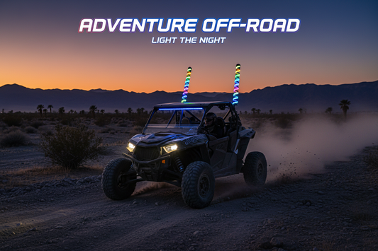 LED Whip Lights: The Ultimate Safety and Style Upgrade for Off-Road Adventures