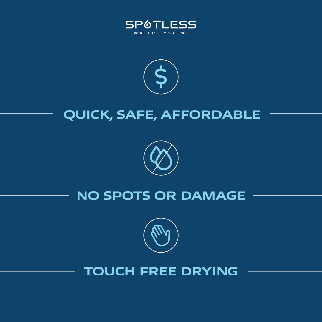 CR Spotless Water Systems - DIC-20 Simplest RV & Car Wash System, Rinse Works for All Vehicles, Motorcycles, Bikes, Boats, Planes, Yachts, Deionized Towel Drying Eliminated, 1 Pack