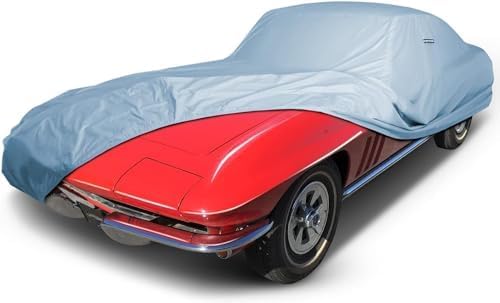 iCarCover Premium Car Cover for 1997-2019 Chevy Corvette C5, C6, C7 Heavy Duty Waterproof All Weather Automobiles Custom Fit Indoor Outdoor UV Snow Protection Covers with Straps and Bag