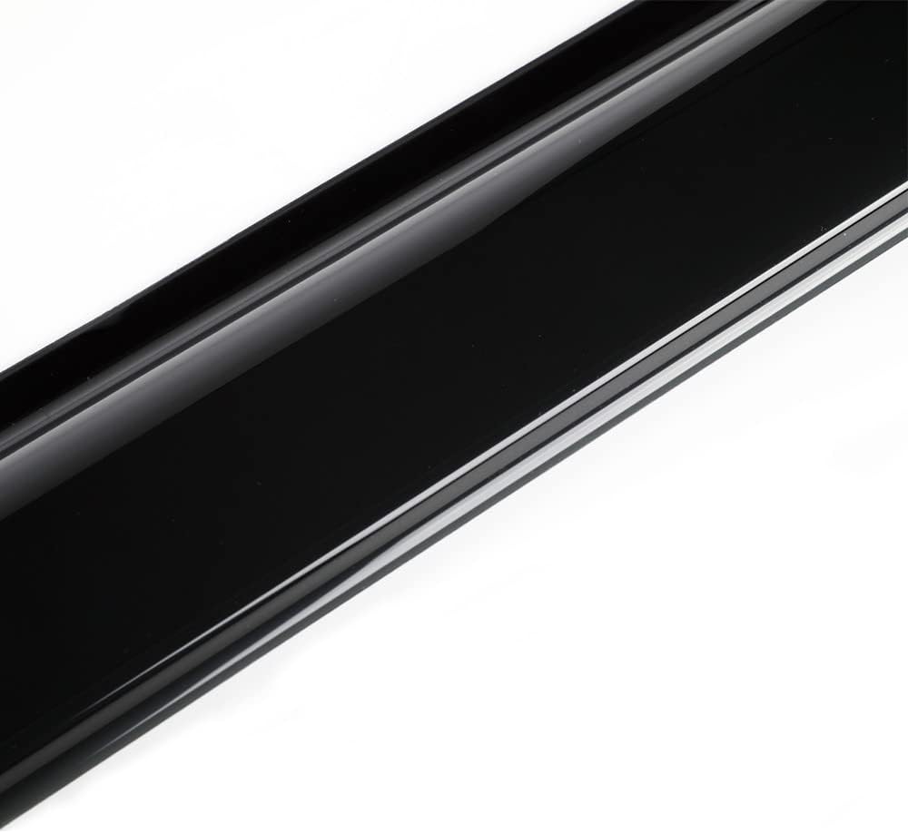 94005 Side Window Visors Wind Vent Deflector,4pcs Outside Mount Tape-On Nice Sun Rain Guards Set fit for 2007-2012 Nissan Altima,Dark Smoke Window Shade