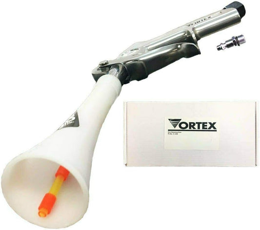 HI-TECH Vortex II Air Cleaning Gun – Pro Auto Detailing Tool for Deep Cleaning Interiors & Exteriors – Uses Air Compressor – Blasts Dust, Dirt & Grime Fast