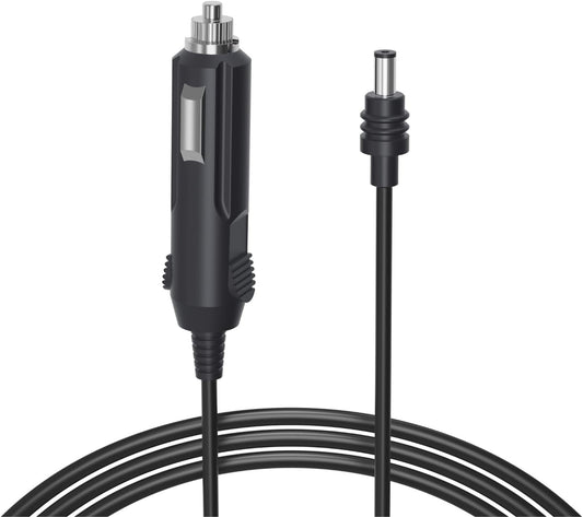 DC to Car Charger Power Cable for Starlink Mini 3M/10FT, 100W 20V/5A Output, Support 12~48V Cigarette Lighter, 19AWG Cord, Waterproof Barrel Jack for Outdoor Use, Car, RV, Truck, Boat