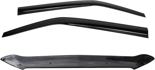 OMAC Front Bug Shield Hood Deflector & Window Visor for Mercedes Metris 2016-2024