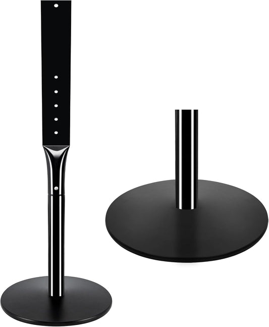 Heavy Duty Parking Sign Post Stand 49", 20lbs Cast Iron Base Sign Post for Outside Sign Holder, Yard Sign Stand, Street Sign Post, Black