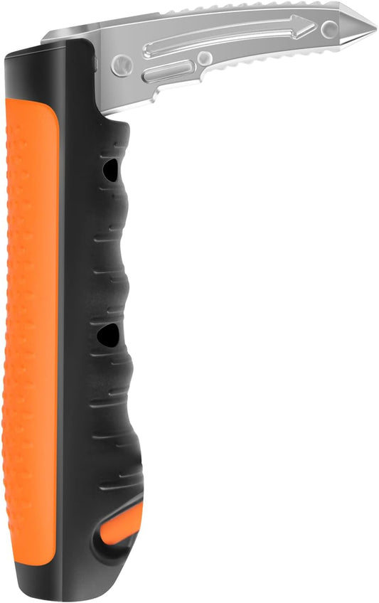 Car Door Handle for Elderly - 2025 New 3 in 1 Car Handle Assist, Auto Cane Portable Vehicle Support Handle Door Assist Bar, Max Load: 500 Lbs, Anti-Slip Design (Orange)
