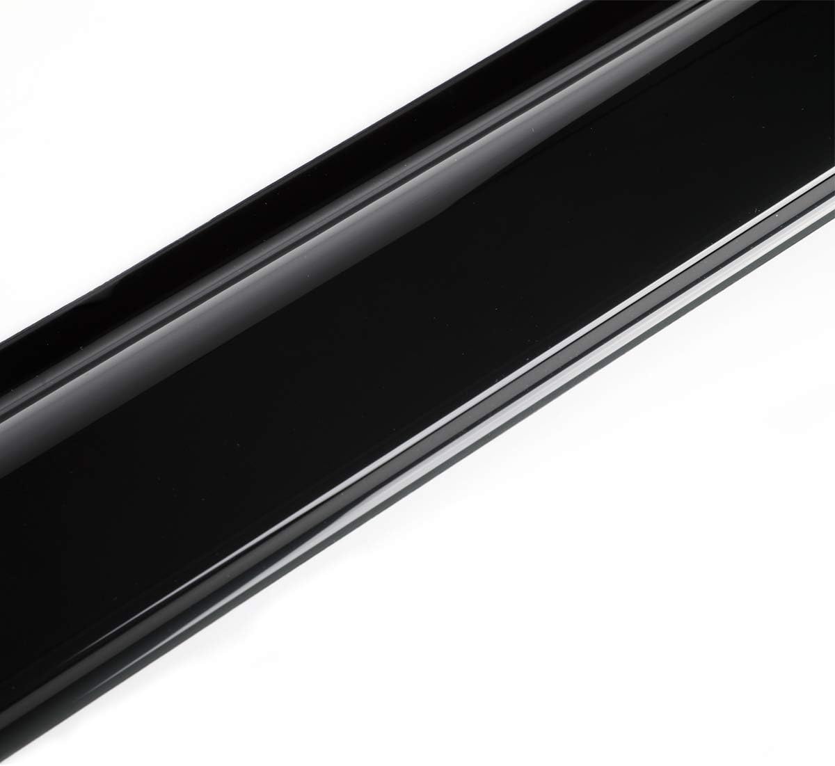 2pcs Outside Mount Style Sun Rain Guard Durable Side Window Wind Deflectors Dark Smoke Vent Window Visors Compatible with F-150 04-08 Standard/Regular Cab 92805