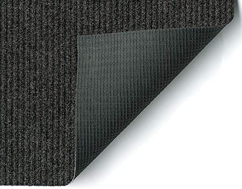 Heavy Duty Durable All Weather Indoor/Outdoor Non Slip Entrance Mat Rugs and Runners for Office Business Building Home Garage Front Door (4' x 6', Charcoal)
