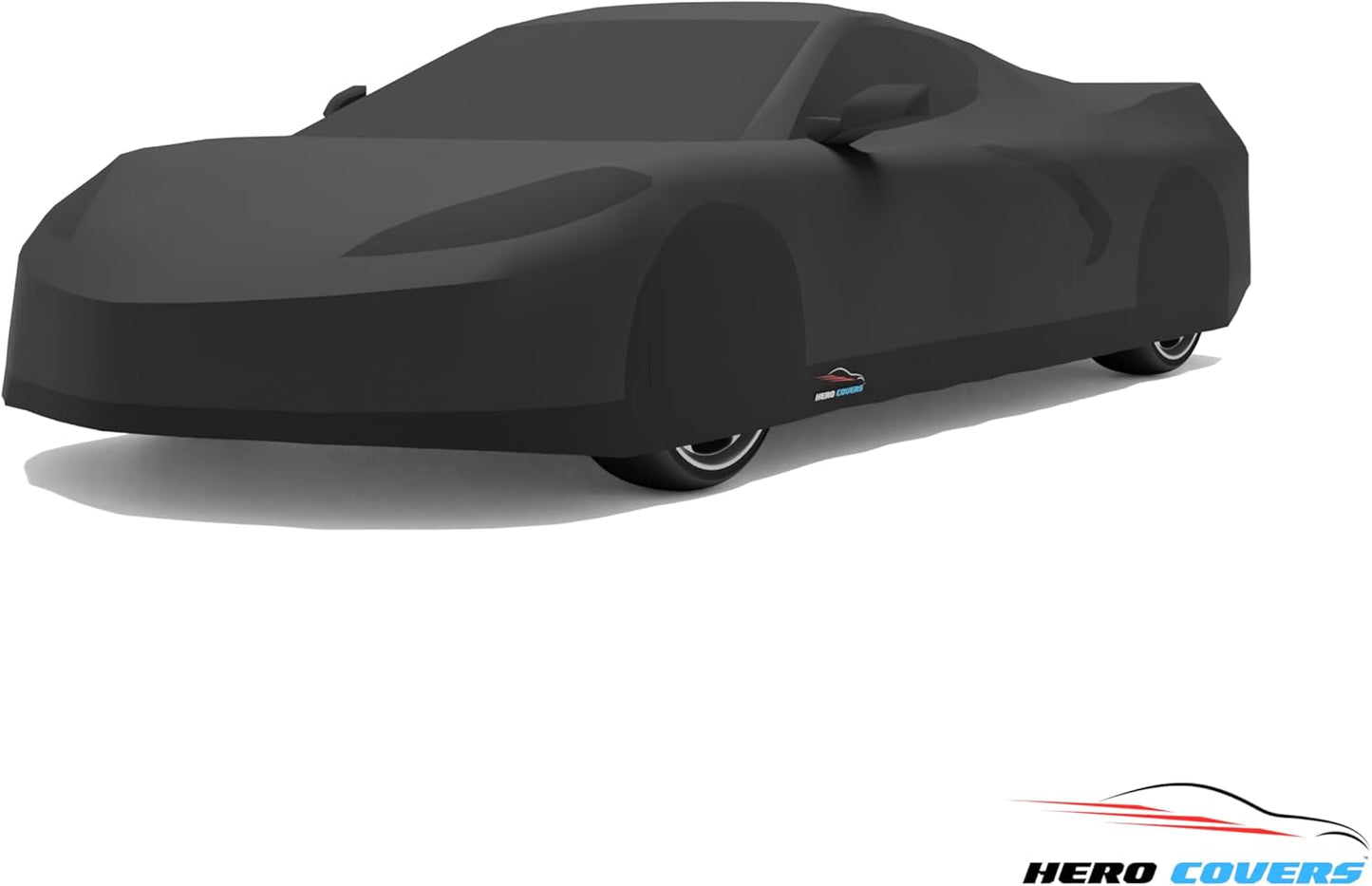 C8 Car Cover Fit for Corvette C8 Indoor and Outdoor Protection (Black)