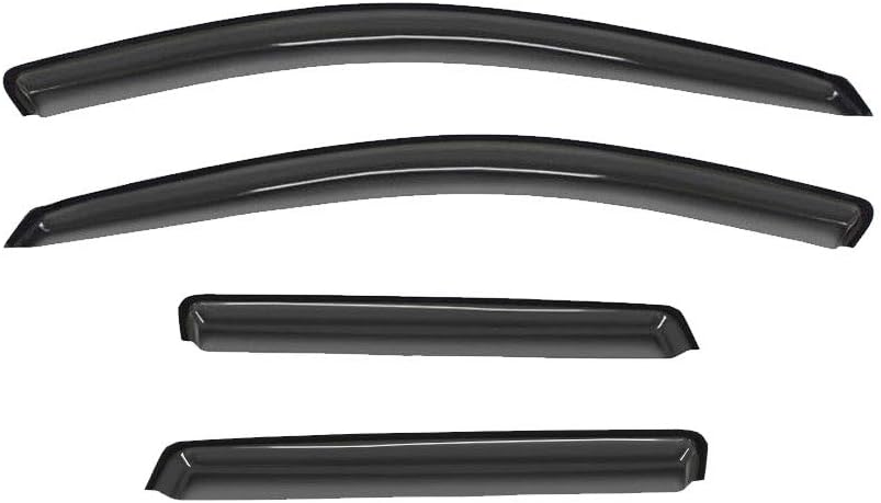 Smoke Sun/Rain Guards Window Visors Compatible with 2003-2008 Nissan Murano Wind Deflector 4pc 94921