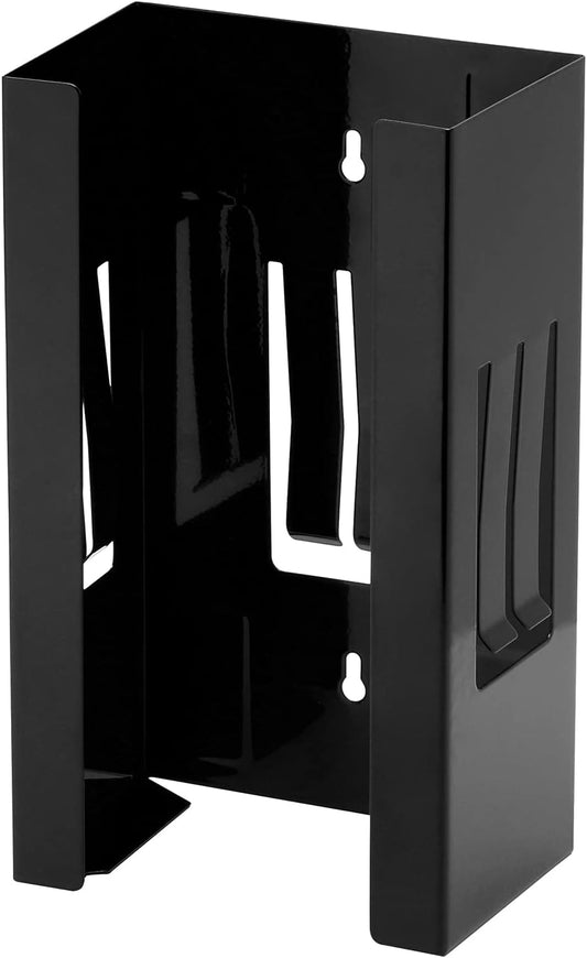 EMENTOL Magnetic Glove/Tissue Dispenser Holder Set, Black Glove Dispenser Wall Mount, Mount onto Tool Box or in Workshops