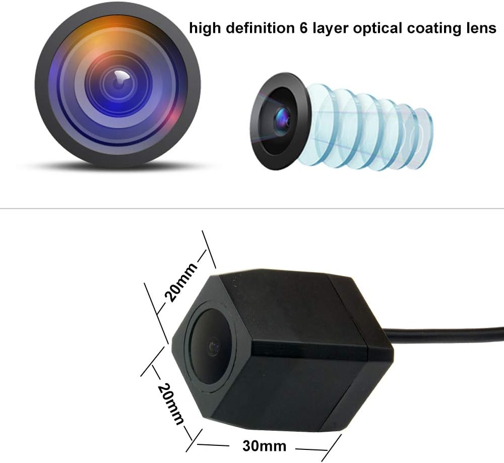 Full HD Adjustable Angle Car Rear View Camera for Toyota RAV4 RAV-4 RAV 4/ Toyota Vanguard 2006~2012 &Vehicle Camera Waterproof and Shockproof Reversing Backup Camera (Full HD Adjustable Angle)