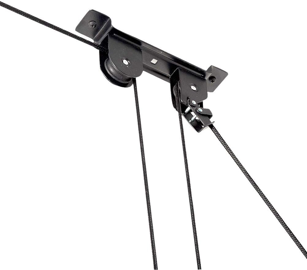 Wallmaster Ceiling Bike Mount Hanger, Bike Ceiling Lift Hoist, Bike Pulley System for Garage, Indoor Bicycle Hooks, 1 pack