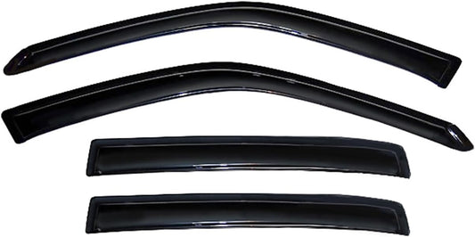 Wind Deflector Compatible with Nissan Altima 4-Door Sedan 2007-2012 Smoke Sun/Rain Guard Window Visors 94005