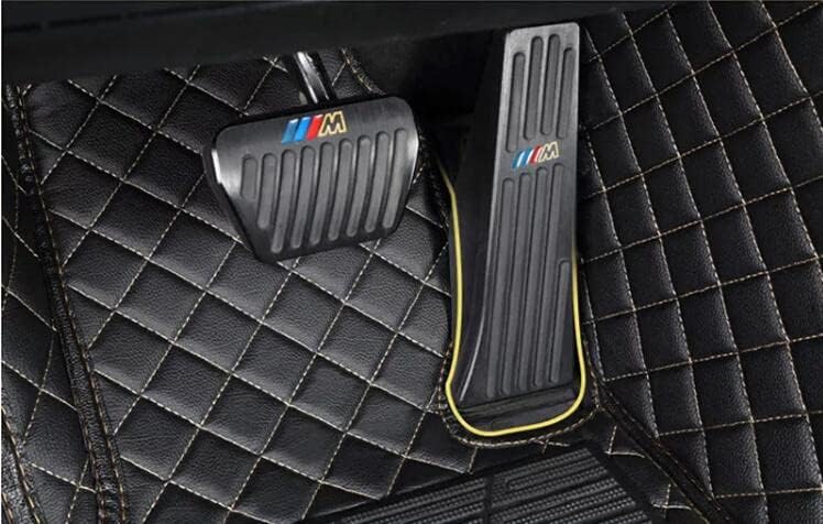 Custom All-Weather Protection Leather Car Floor Mats for Cars Sedan SUV Sports Car Waterproof Floor Mat (Gray)