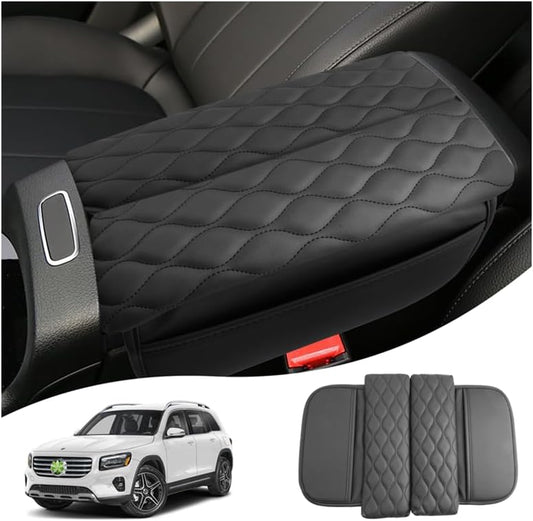 Ruiya C300/C300 4MATIC/AMG C43/AMG C63 Armrest Cover,for C300 Mercedes Benz Accessories Center Soft Comfy Console Lid Cover Compatible with 2022 2023 2024 2025 Mercedes Benz C-Class W206