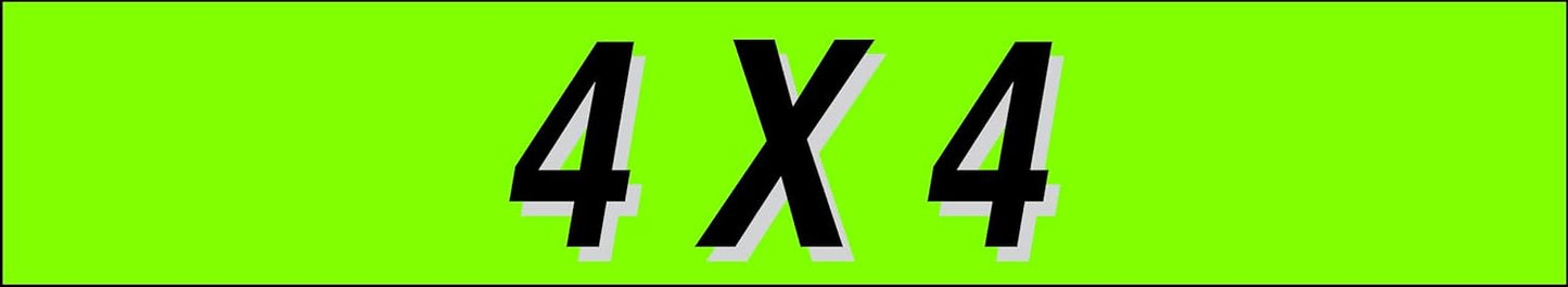 Ez-line Vinyl Windshield Stickers 3 Dozen 15 Inch Chartreuse Slogan Dealership Pro Pack for Car Lots (EZ115-Pack3)