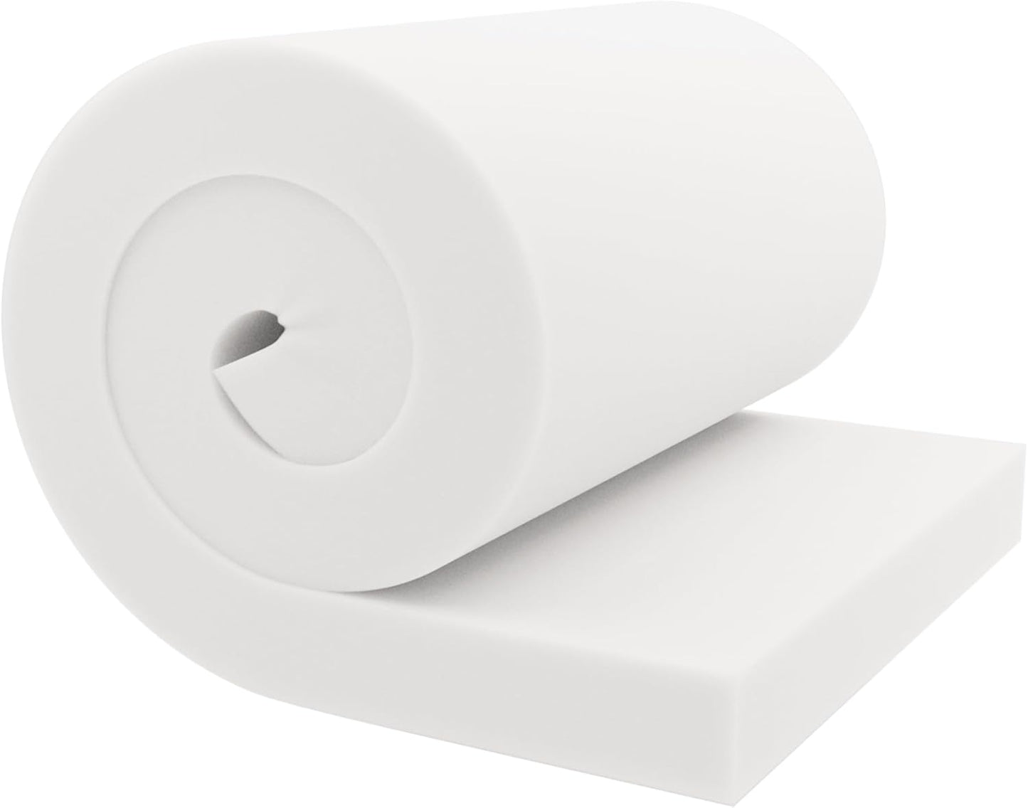 GoTo Foam 3" Height x 24" Width x 72" Length 36ILD (Semi-Firm) Upholstery Cushion Made in USA