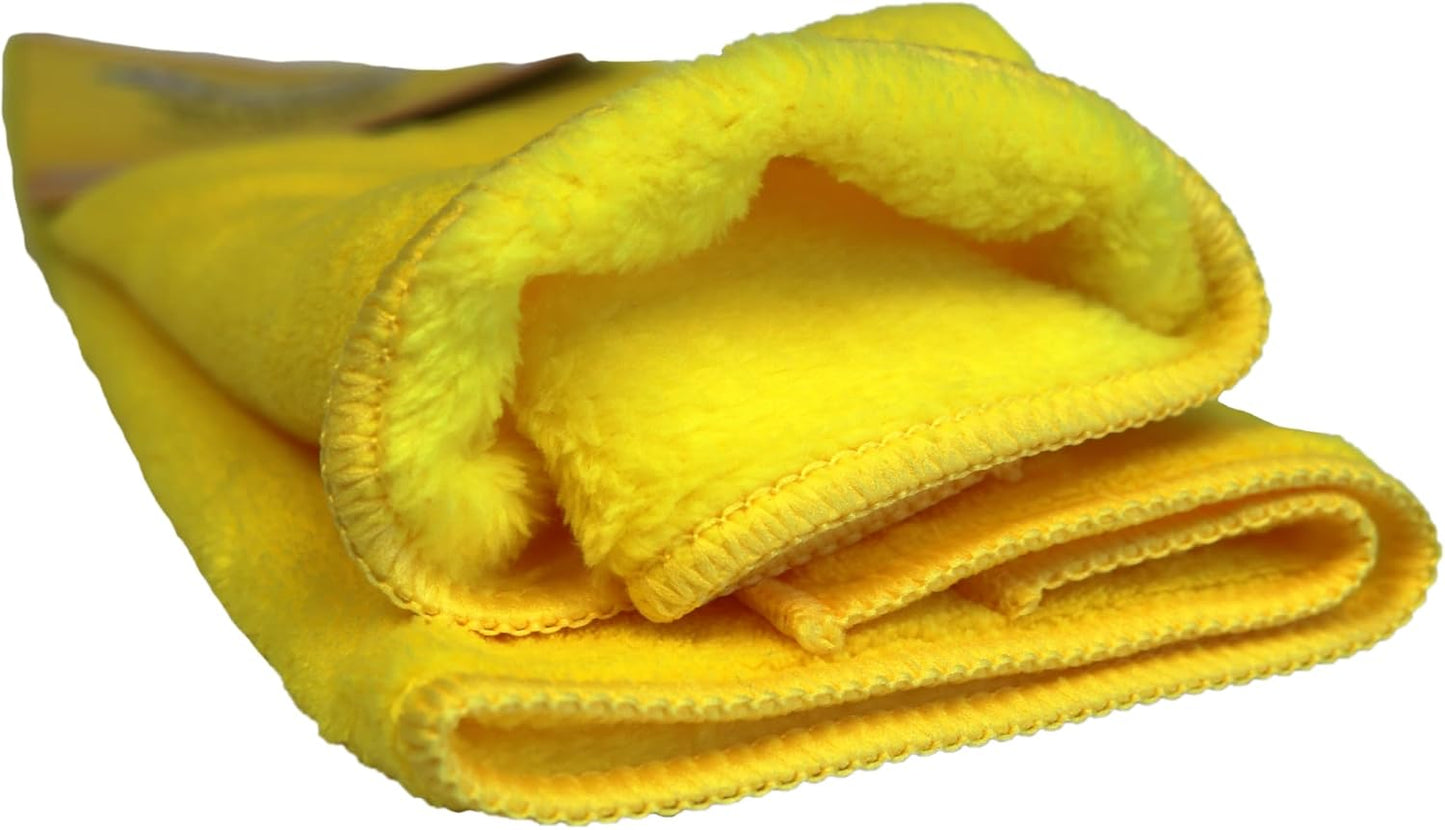Formula 1 Super Shine Microfiber Towels - For Heavy Polishing or Light Dusting - 16" x 16" - Set of Two