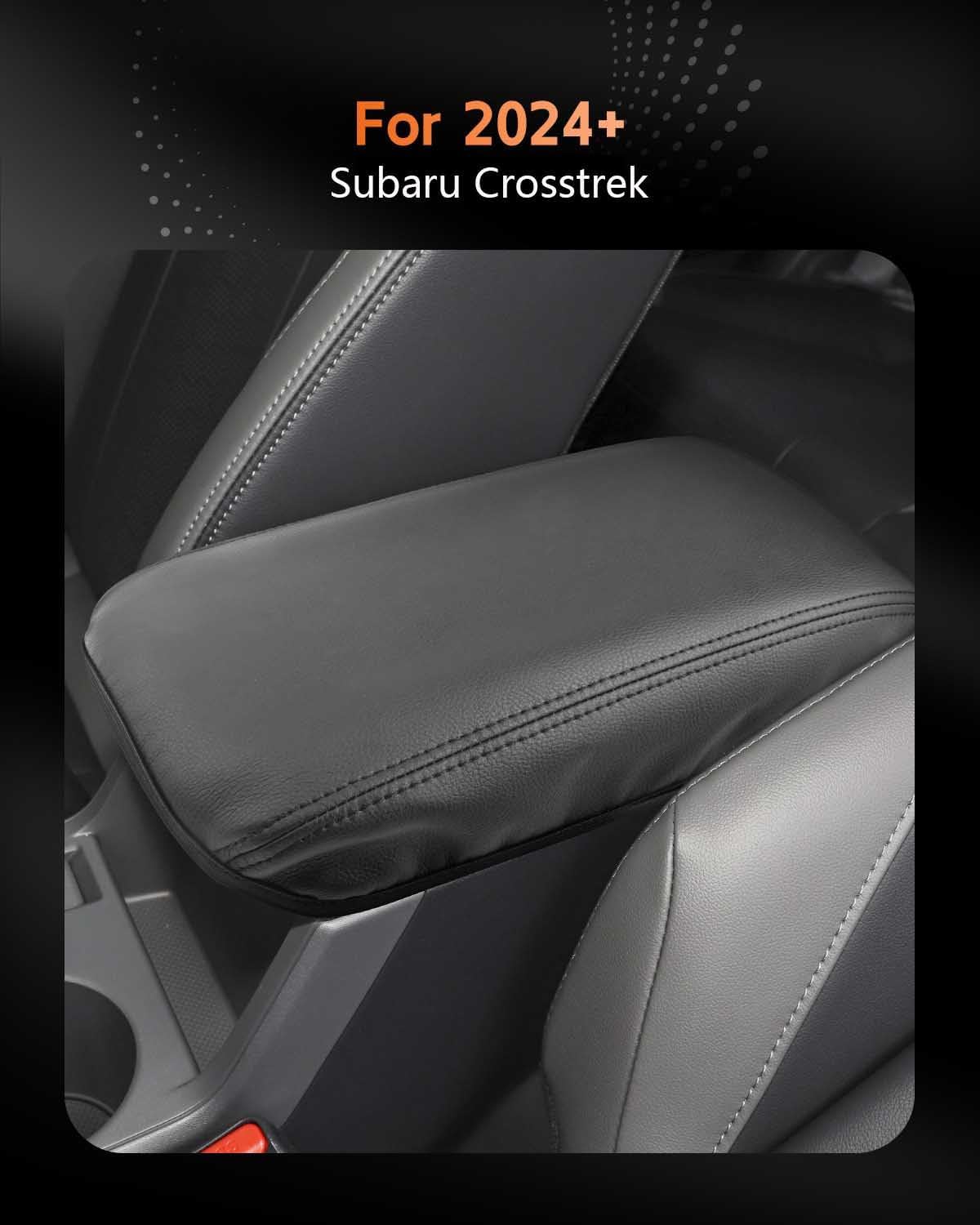 CDEFG for Subaru Crosstrek 2024-2025 Center Console Cover Armrest Box Cover for Crosstrek (Premium, Sport, Limited, Wilderness) 2024 2025 Accessories Console Arm Rest Protector