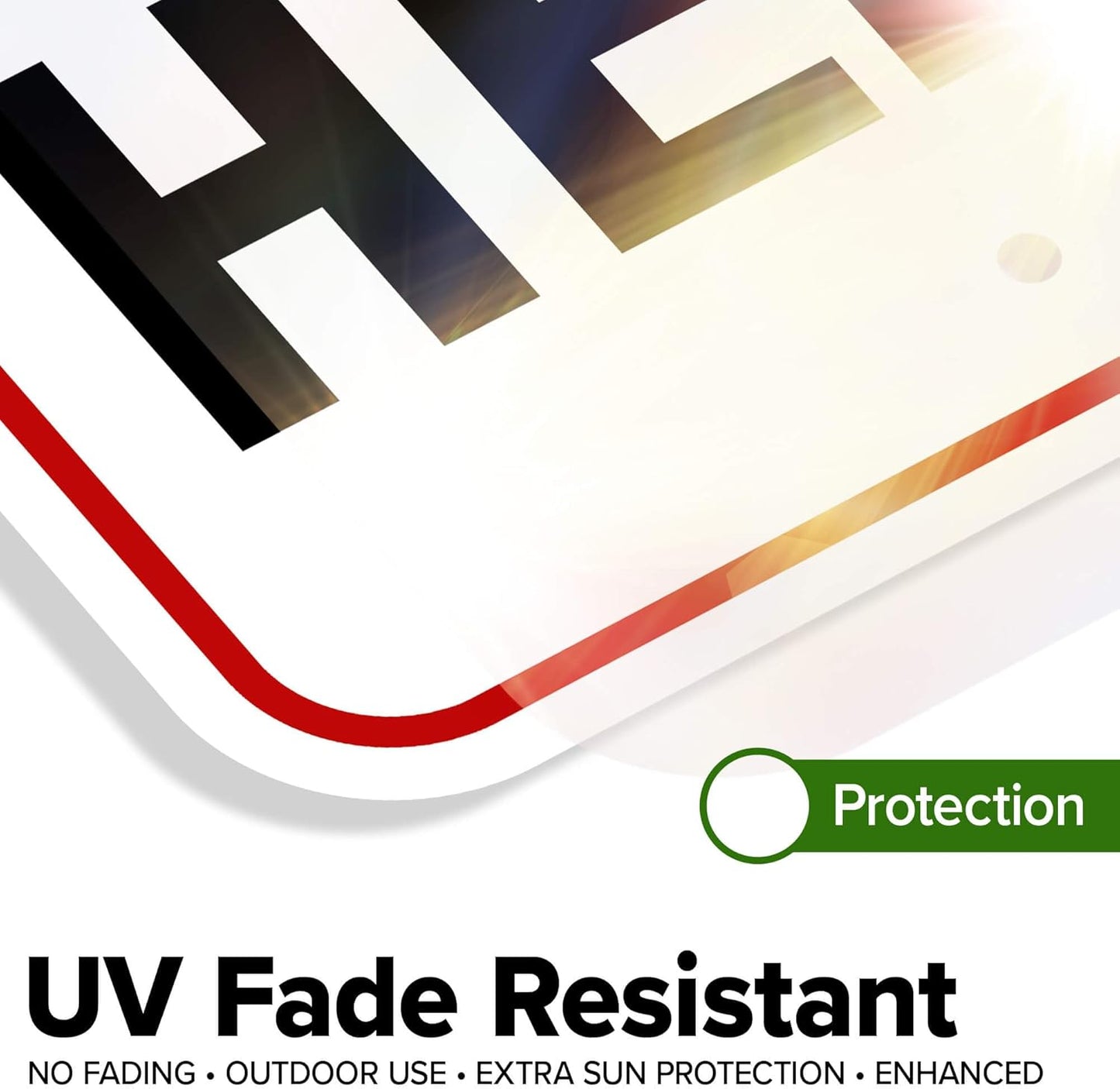 Custom Sign, Custom Sign for Business, Indoor/Outdoor use. 12x18 Inches, Rust Free .063 Aluminum, Fade Resistant, Made in USA by My Sign Center (Header)