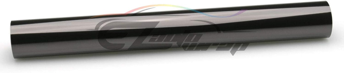 EZAUTO WRAP Free Tool Kit 12"x84" (1FT x 7FT) Glossy Medium Black Smoke Headlight Taillight Fog Light Side Marker Vinyl Tint Film Self Adhesive