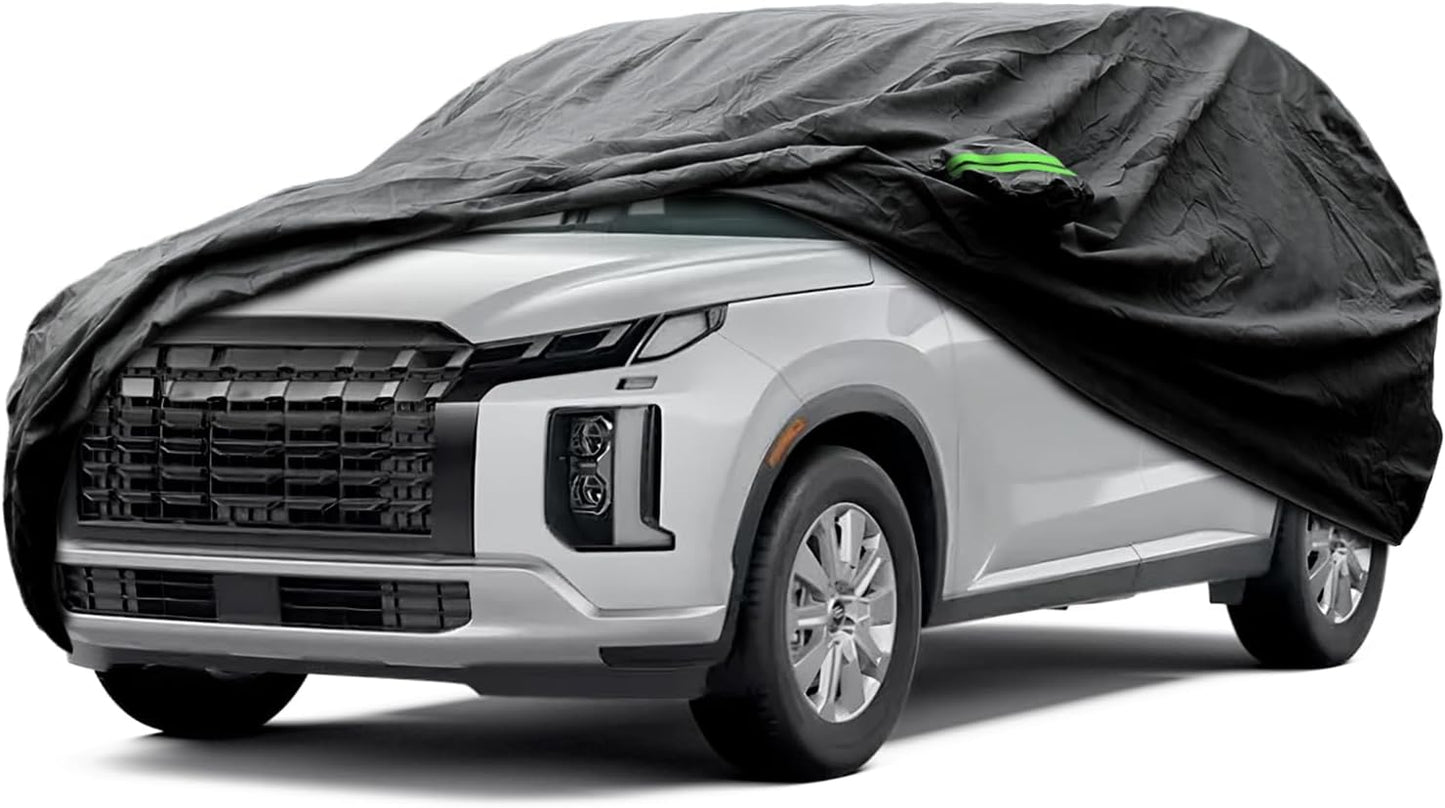 Proadsy 2025 Upgrade Car Cover Custom Fit for Hyundai Palisade 2020-2025, Waterproof All Weather for Automobiles, Full Exterior Cover Rain Snow Sun Protector Indoor Outdoor Car Cover