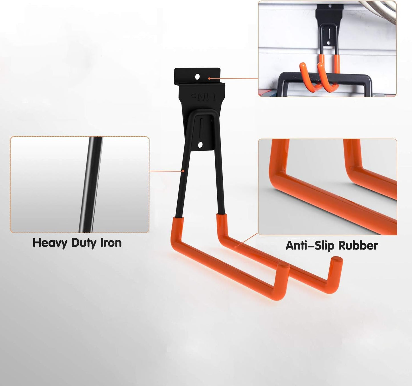 Intpro Slatwall Hooks Slatwall Accessories Utility Hooks Garage Storage Tool Organizer Large Heavy Duty Garage Panels Hooks for Ladders Bulk Items