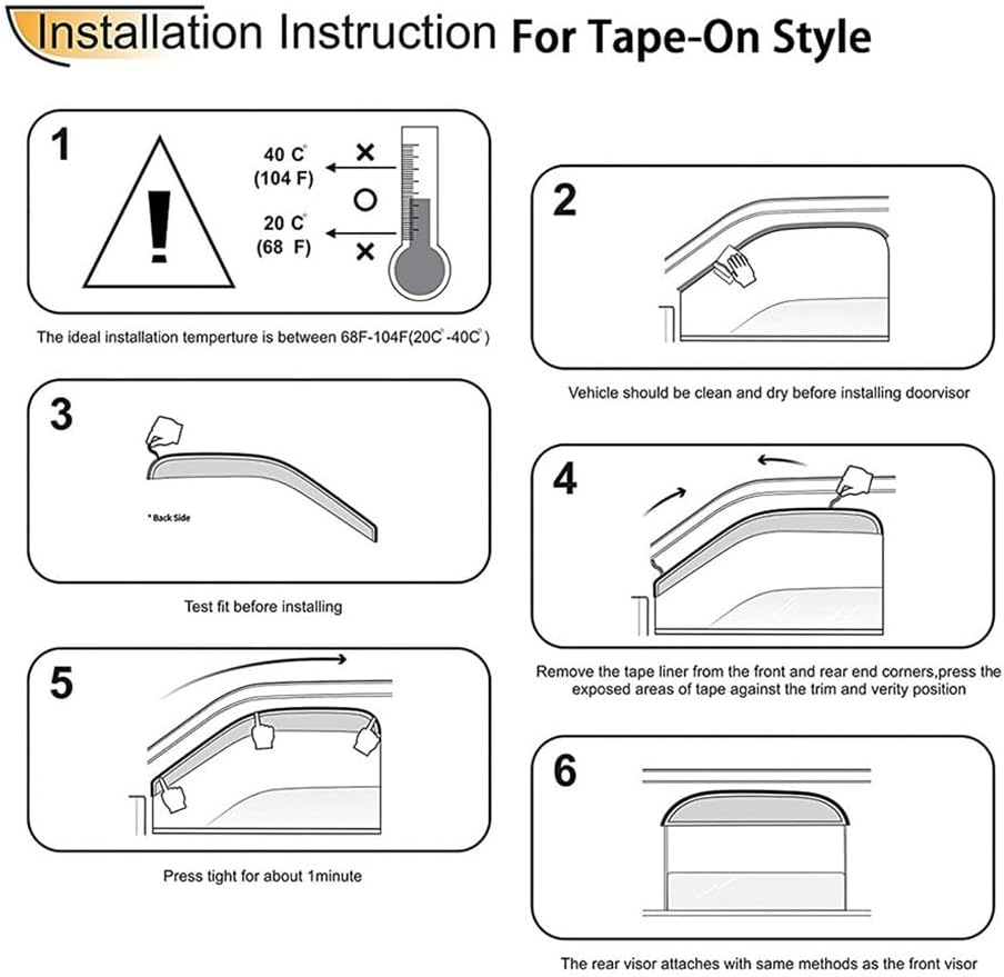 Chrome Side Window Visor Wind Vent Deflector fit for 2011-2016 Kia Sportage,4pcs Outside Mount Style Chrome Shade Sun Rain Guards Set 94652Y