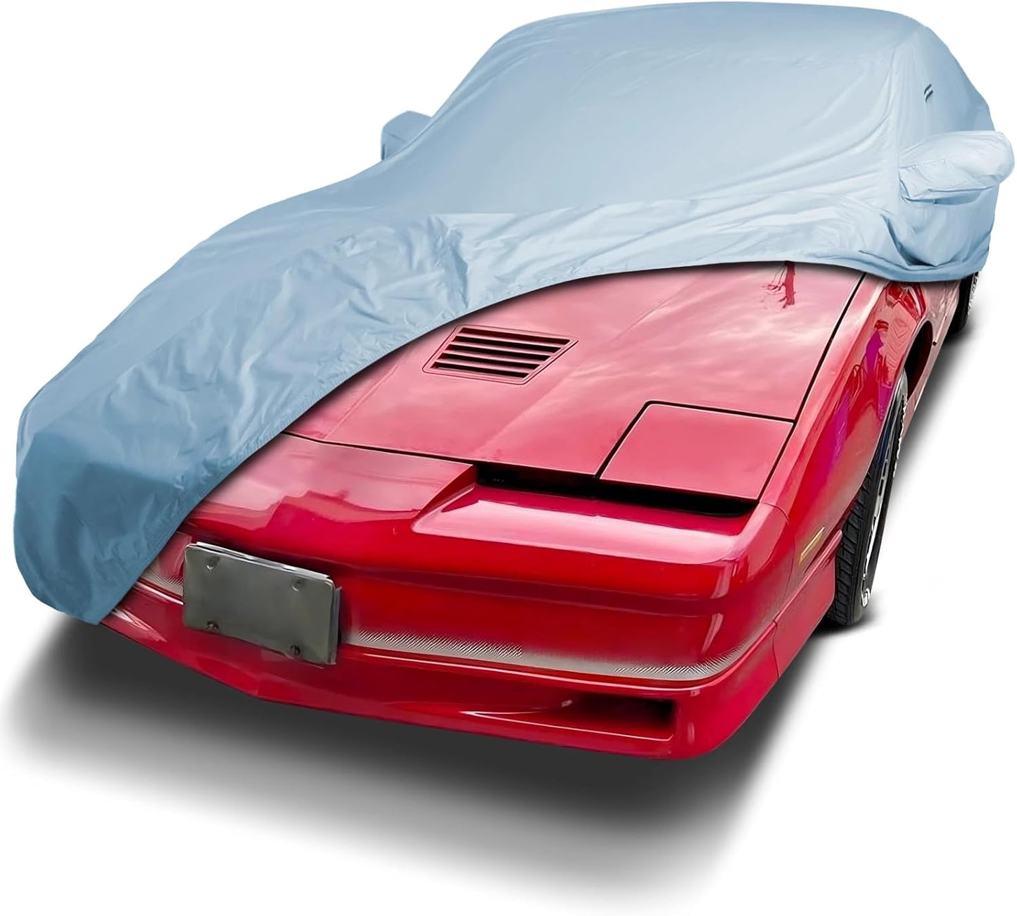 iCarCover Premium Car Cover for 1982-1990 Pontiac Trans AM Heavy Duty Waterproof All-Weather Automobiles Custom Fit Indoor Outdoor UV Snow Protection Covers with Straps and Bag