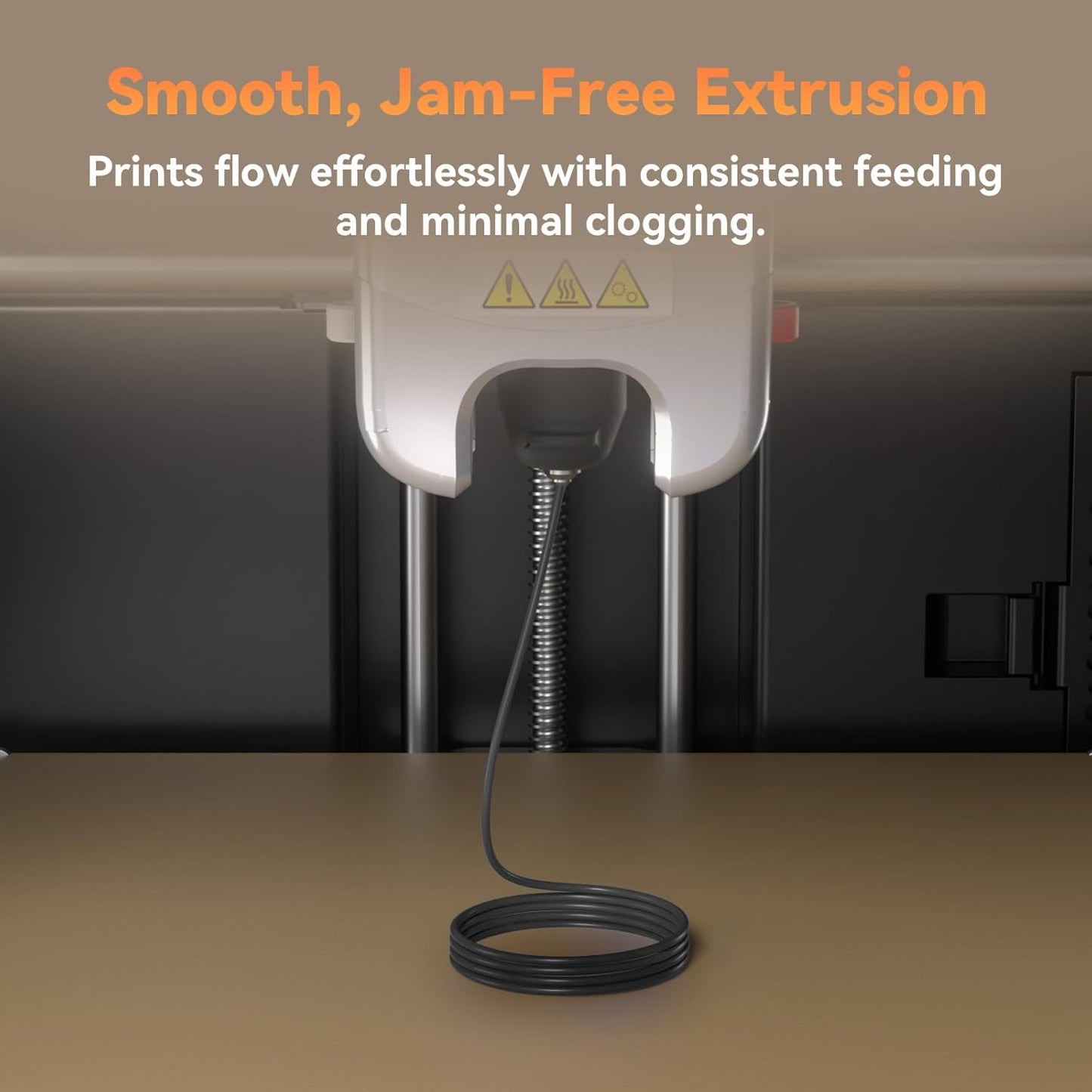 FLASHFORGE PLA Filament 1.75mm +/- 0.02mm, Matte Black 3D Printer Filament 1kg (2.2lbs) Spool, Excellent Printing Performance, Easy to Use for Most FDM 3D Printers