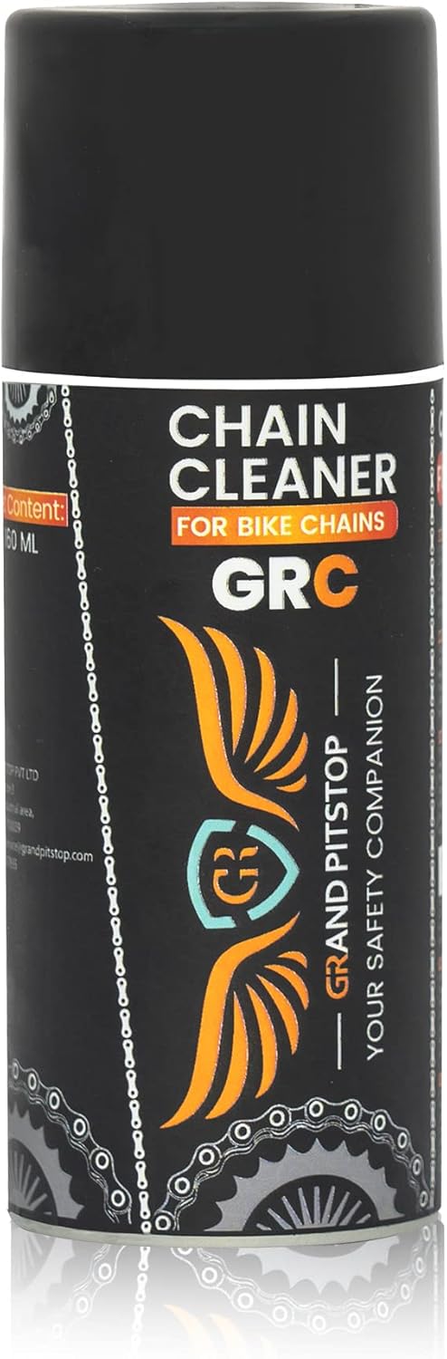 GRAND PITSTOP Chain Cleaner/Degreaser Spray for Motorcycle Cleaning - Motorcycle Cleaner for On and Off-Road for All Bikes (160 ml)