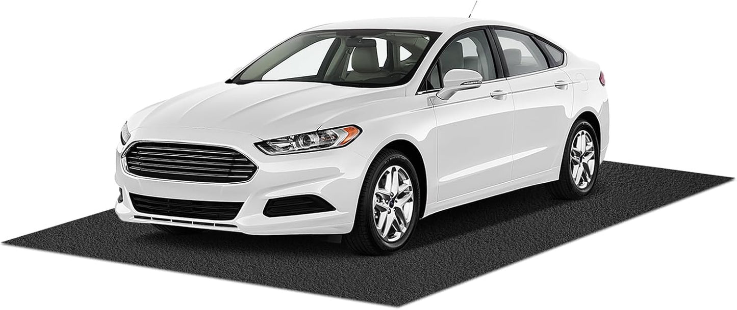 Garage mats for Floor Upgraded, 17 x 7.4 Ft, Garage Floor mats for Under car, Oil Spill mat, Absorb Oil Quickly，Reusable, Protects Floor 3mm TPR Non-Slip Thickening