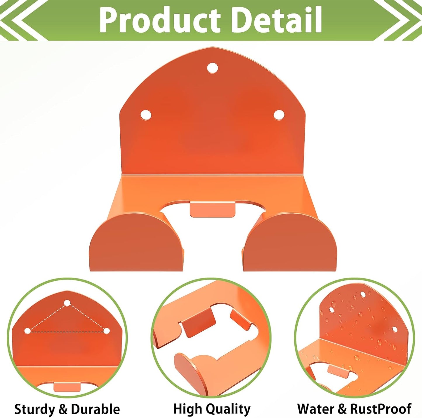 Trimmer Rack Wall Mount Heavy Duty Weedeater Hanger for Garage Wall Bracket Garage Organizer Weed Eater Hanger for Grass Trimmer, Garden Tools 1 Pack