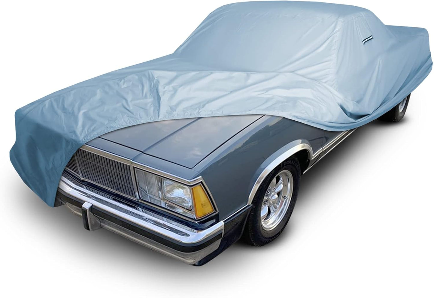 iCarCover Custom Car Cover for 1978-1987 Chevy El Camino, Waterproof All Weather Rain Snow UV Sun Protector Full Exterior Weatherproof Indoor Outdoor Car Cover with Strap