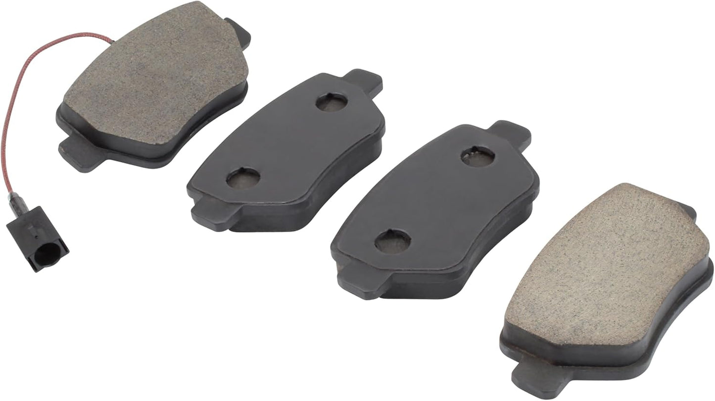 Premium Ceramic Rear Brake Pads (1001-1851C) Compatible with Maserati Ghibli 2014-2016, Maserati Quattroporte 2014-2015