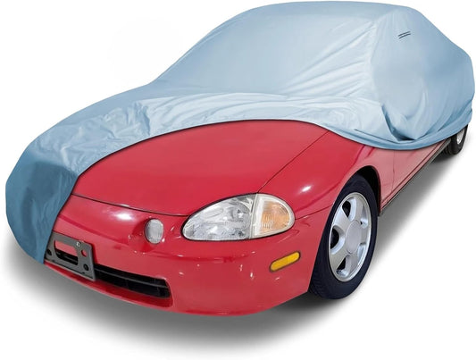 iCarCover Custom Car Cover for Honda Civic Del Sol, Waterproof All-Weather Rain Snow UV Sun Protector Full Exterior Weatherproof Indoor Outdoor Car Cover with Strap (Year Fits 1993-1997)