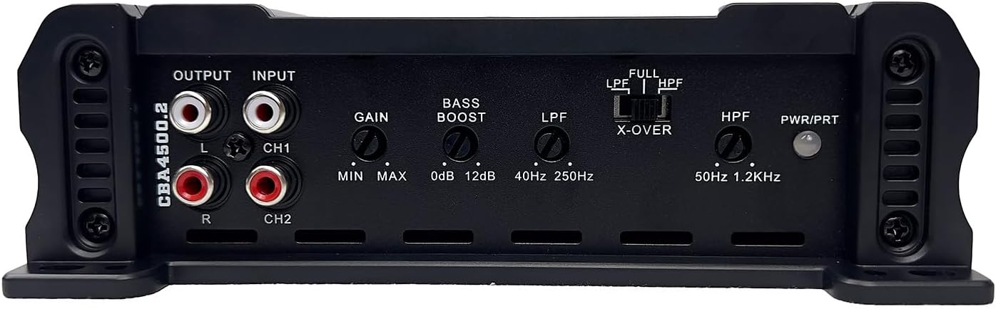 Orion Cobalt Series CBA4500.2 High Efficiency 2-Channel Class A/B Amplifier for Car Audio Stereo - 4500W Output, 2/4 Ohm Stable, Adjustable Low/High Pass, Bass Boost, MOSFET Power Supply