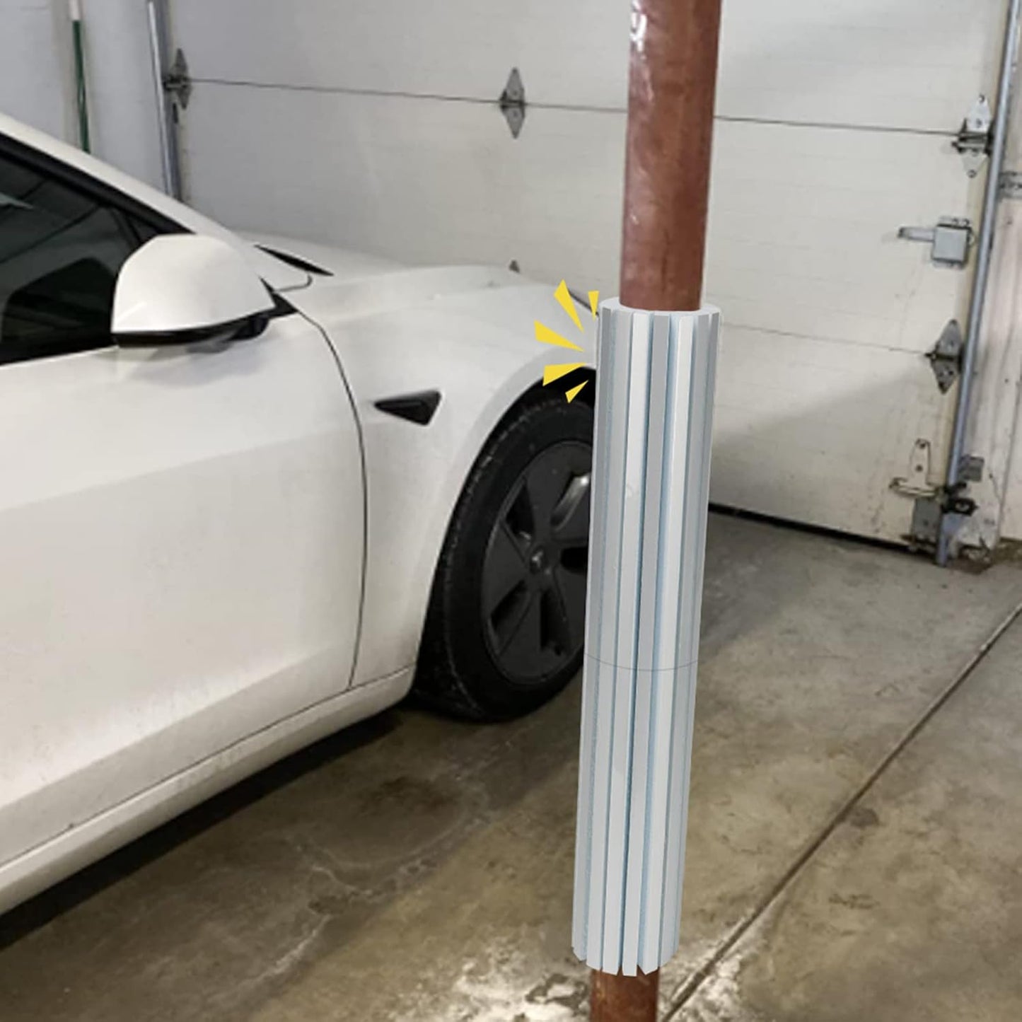 Garage Wall Protector Foam Wall Column Guard for Parking Garages - Wall Edge Protector Protect Your Car - Garage Column Edge and Bumpers Guards