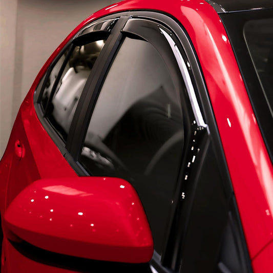 Voron Glass in-Channel Extra Durable Rain Guards for Toyota Corolla 2020-2025 Sedan, Window Deflectors, Vent Window Visors, 4 Pieces - 200674