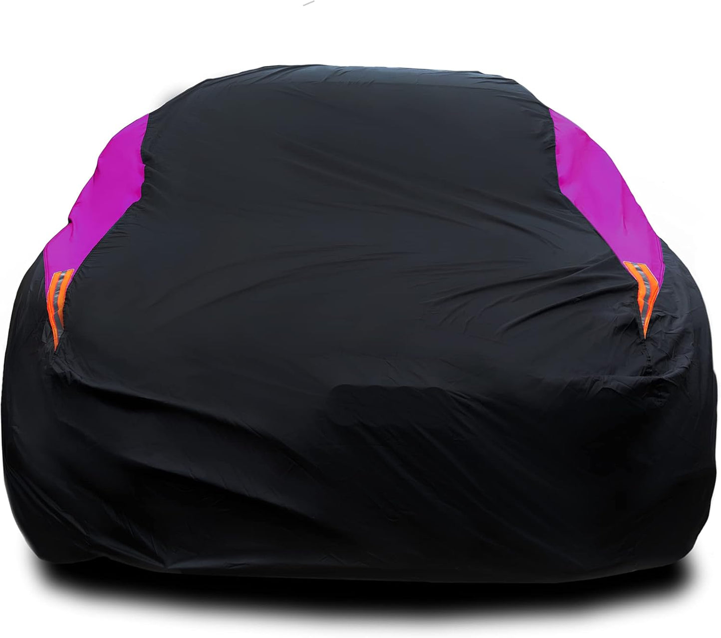 MORNYRAY Waterproof Car Cover All Weather Snowproof UV Protection Windproof Outdoor Full car Cover, Universal Fit for Sedan (Purple, A3-Fit Sedan Length(178-185 inch)
