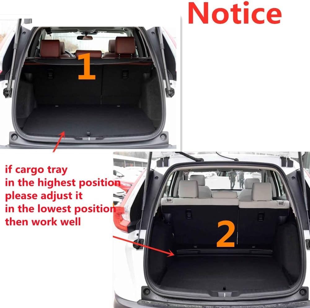 CRV Cargo Liner - Compatible with 2023-2025 2026 Honda CR-V 5-Seat All Models, All Weather Protection Rear Trunk Tray Cargo Mat Custom Fit,3D Waterproof Accessories，Not for 7-Seats Models（Upper Deck）